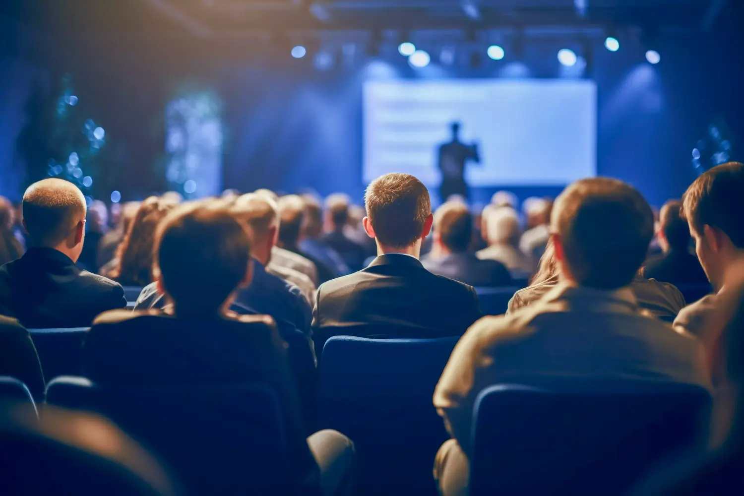 Público assiste a palestra em auditório durante evento voltado ao mercado de agências